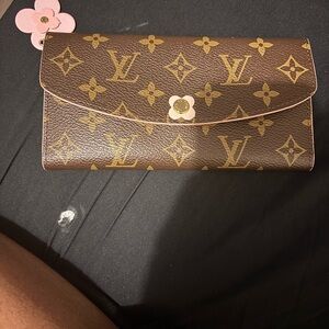 Louis Vuitton Brown and Gold Monogram Wallet